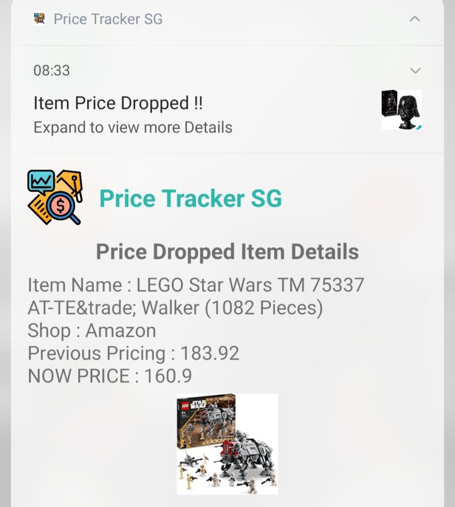 Price Tracker SG Amazon Price Tracker Price Drop