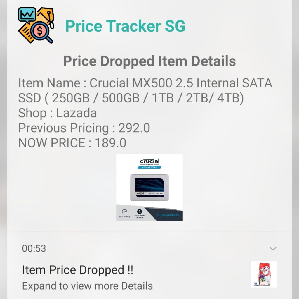 Price Tracker SG Lazada Price Tracker Price Drop