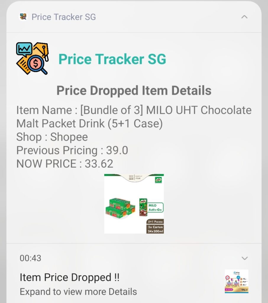 Shopee Price Tracker Price Drop