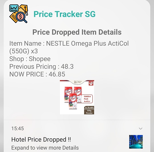 Price Tracker SG Shopee Price Tracker Price Drop