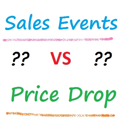 Price Tracker SG Sales Events VS Price Drop